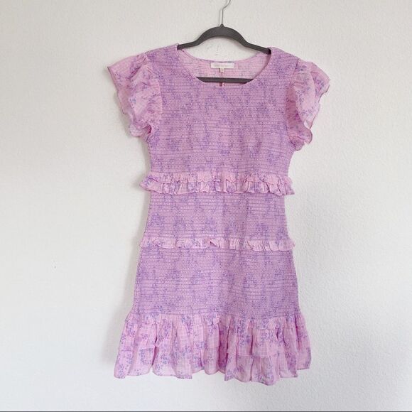 LoveShackFancy Aveline Cotton mini Dress - Passion Purple Lx Shophop Spring 2021 - Picture 6 of 10